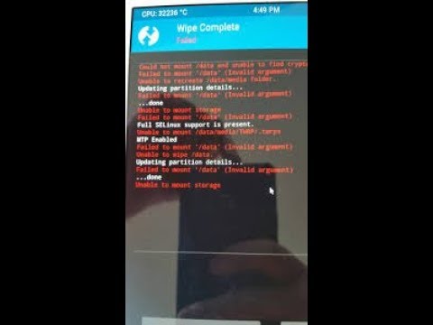 Langkah mudah atasi masalah Failed To Mount System (Invalid Argument) pada Nokia C2 via TWRP