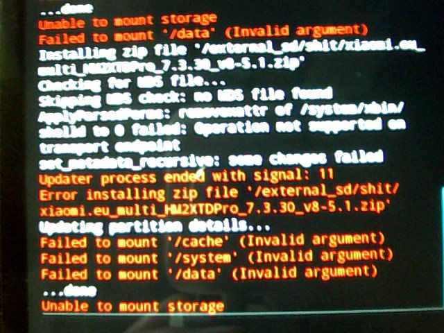 Cara mudah atasi masalah Failed To Mount System (Invalid Argument) pada Nokia 2.1 via TWRP