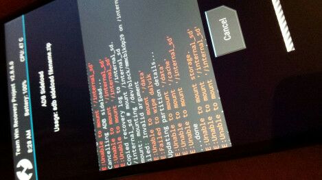 Begini lho! Caranya atasi masalah Failed To Mount System (Invalid Argument) pada Nokia XL Dual SIM via TWRP