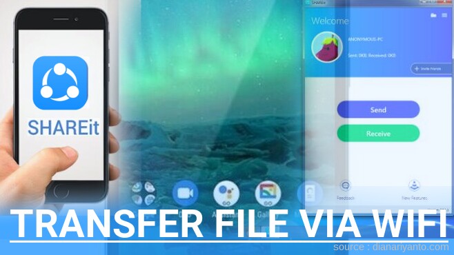 Cara Transfer File via Wifi di Nokia 1.3 Menggunakan ShareIt Versi Baru