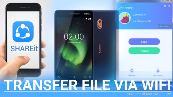 Mudahnya Transfer File via Wifi di Nokia 2.1 Menggunakan ShareIt Versi Baru
