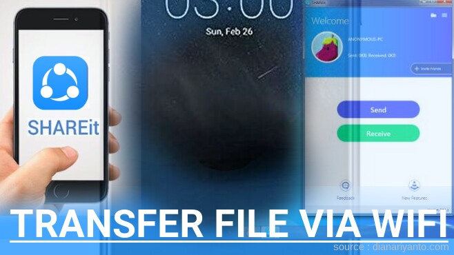 Transfer File via Wifi di Nokia 3 TA-1032 Menggunakan ShareIt Versi Baru