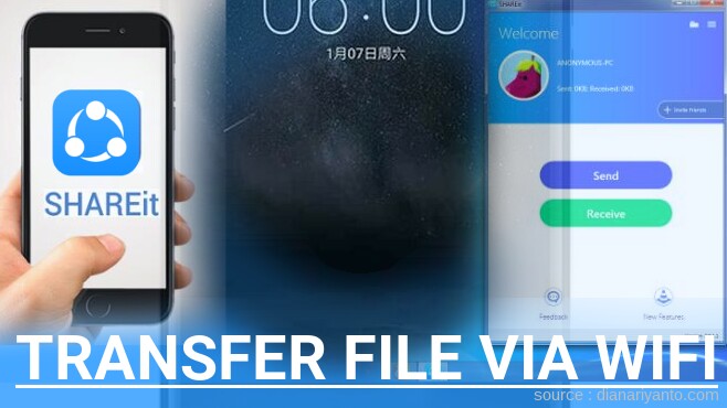 Cara Mudah Transfer File via Wifi di Nokia 4 Menggunakan ShareIt Versi Baru