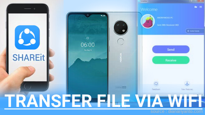 Cara Mudah Transfer File via Wifi di Nokia 6.2 Menggunakan ShareIt Versi Baru