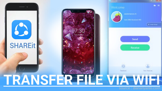 Cara Mudah Transfer File via Wifi di Nokia 8.1 (X7) Menggunakan ShareIt Terbaru