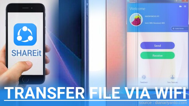Tutorial Transfer File via Wifi di Nokia P1 Menggunakan ShareIt Versi Baru