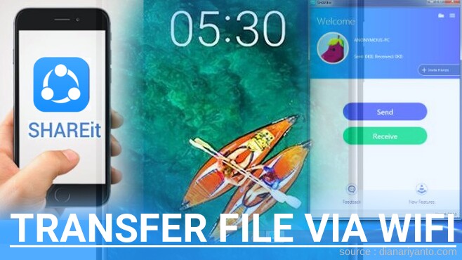 Cara Mudah Transfer File via Wifi di Nokia X5 (5.1 Plus) Menggunakan ShareIt Terbaru