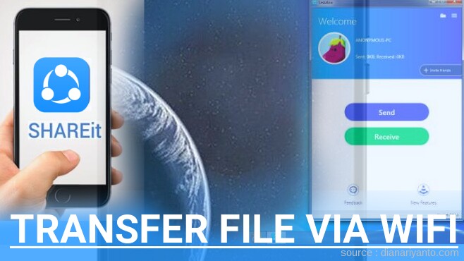 Tutorial Transfer File via Wifi di Nokia X71 Menggunakan ShareIt Terbaru