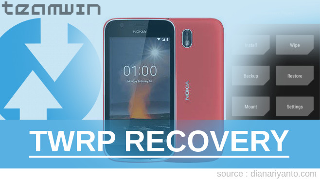 TWRP Nokia 1 Temp