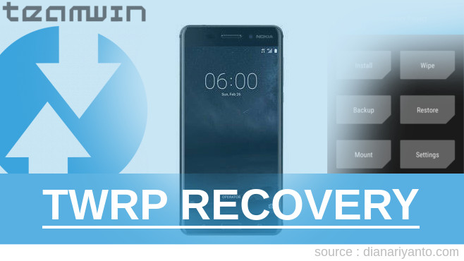 TWRP Recovery Nokia 6 Temp