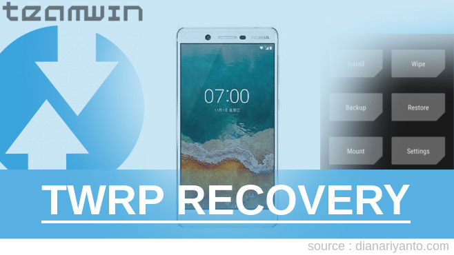 Pasang TWRP Nokia 7 Beta