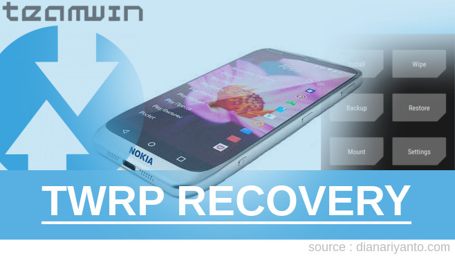 Pasang TWRP Nokia E1 Tanpa Komputer