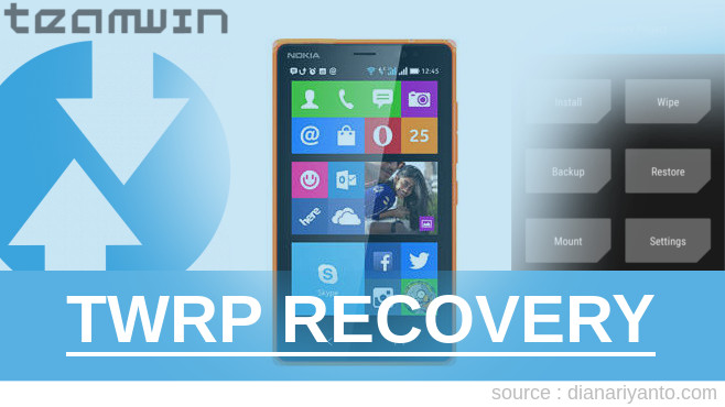 Pasang TWRP Nokia X2 Dual SIM Tanpa Komputer