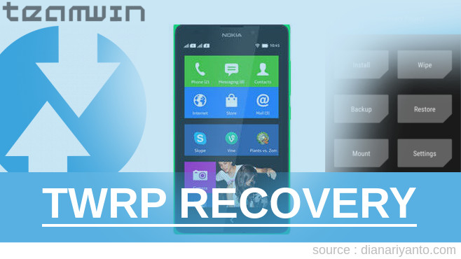 Pasang TWRP Nokia XL Dual SIM Tested